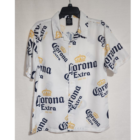 Corona short sleeve button up shirt size small - Picture 3 of 6
